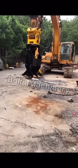 Doosan Dh50 Dh55 Dh60 Dh80 Escavadeira Hidráulica Log Gripple Wood Grabber