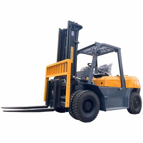 Empilhadeira a diesel com motor chinês Xichai 6110 de 7 toneladas