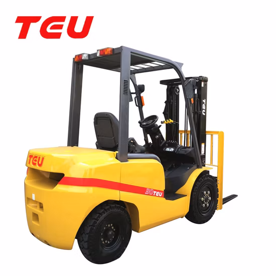 Empilhadeira a diesel hidráulica automática China Teu 3t